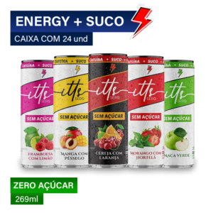 Itts Sero Energy Suco - Caixa com 24 Unidades de 269ml